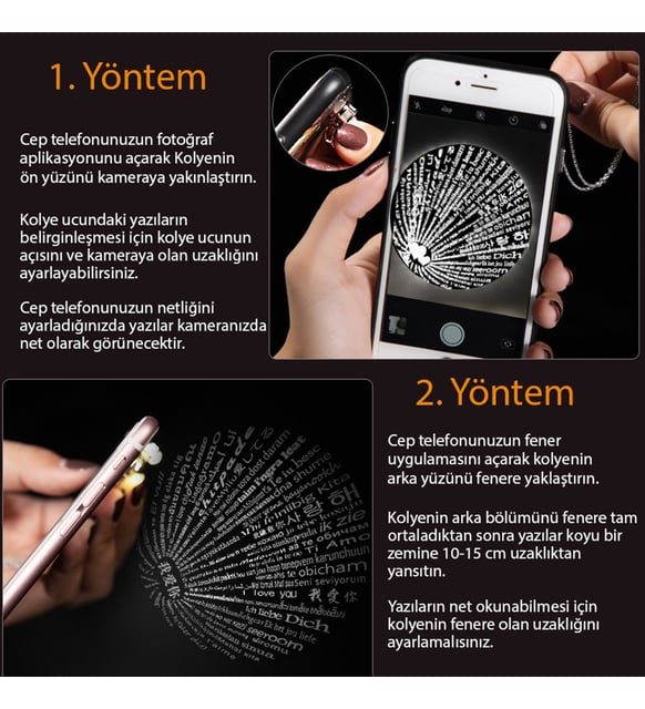 100 Dilde Seni Seviyorum Kolyesi