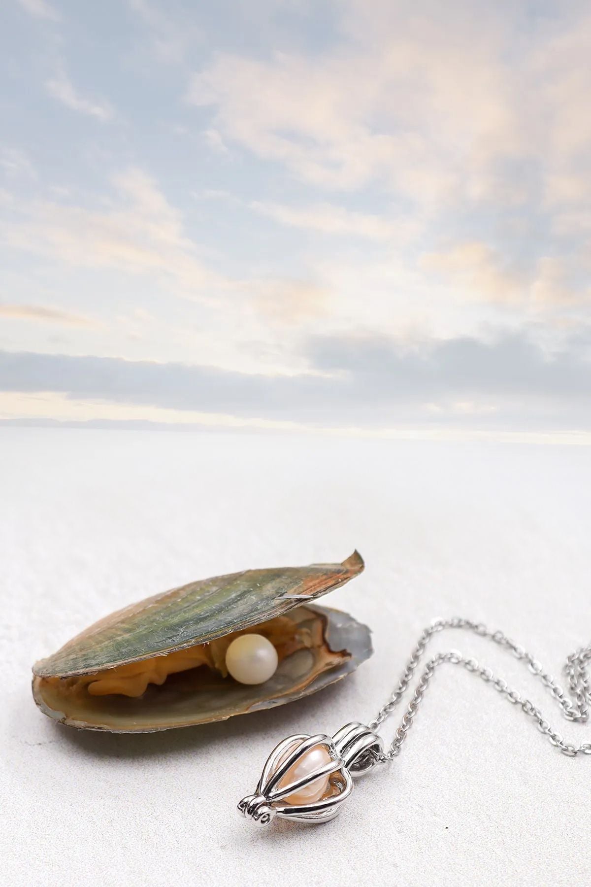 İstiridye İnci Kolye