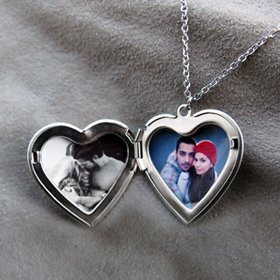 Kapaklı Kalpli Hiç Çıkarma Kolyesi