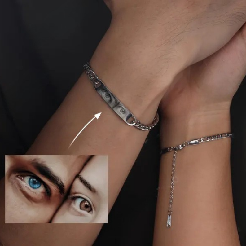 Kişiye Özel Fotoğraflı Bileklik