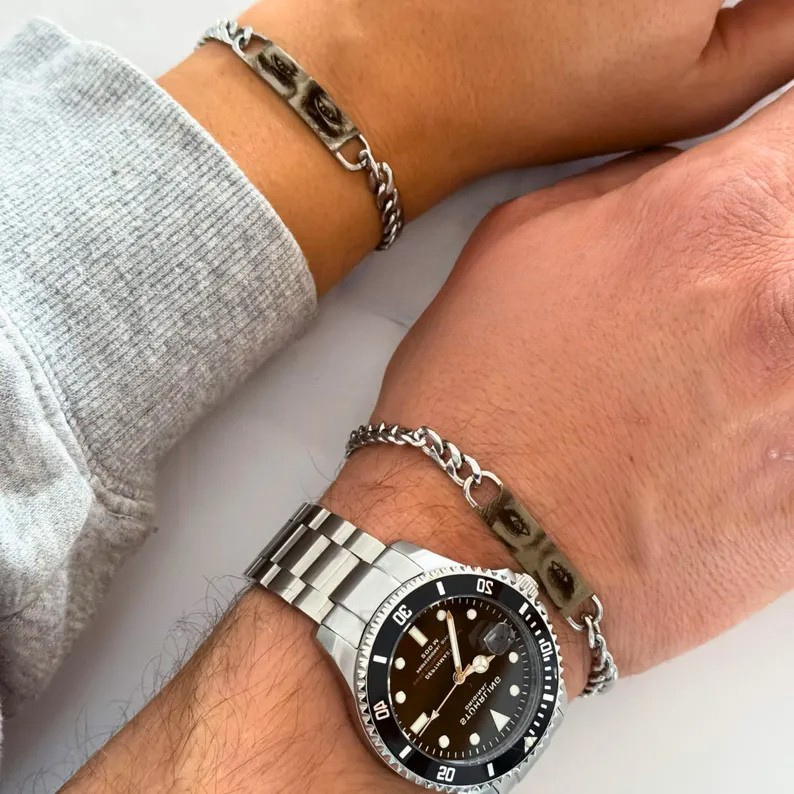 Kişiye Özel Fotoğraflı Bileklik