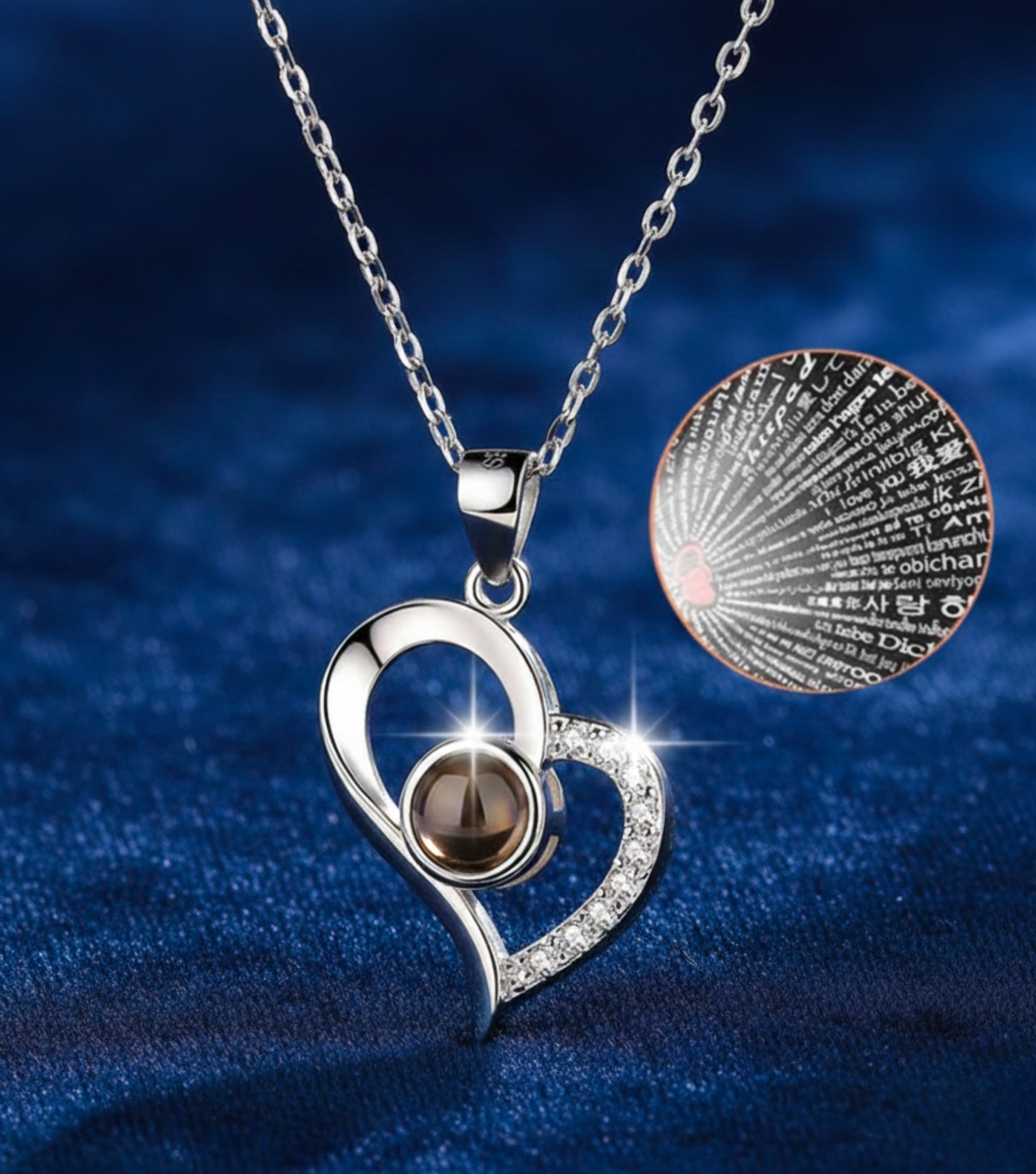 100 Dilde Seni Seviyorum Kolyesi