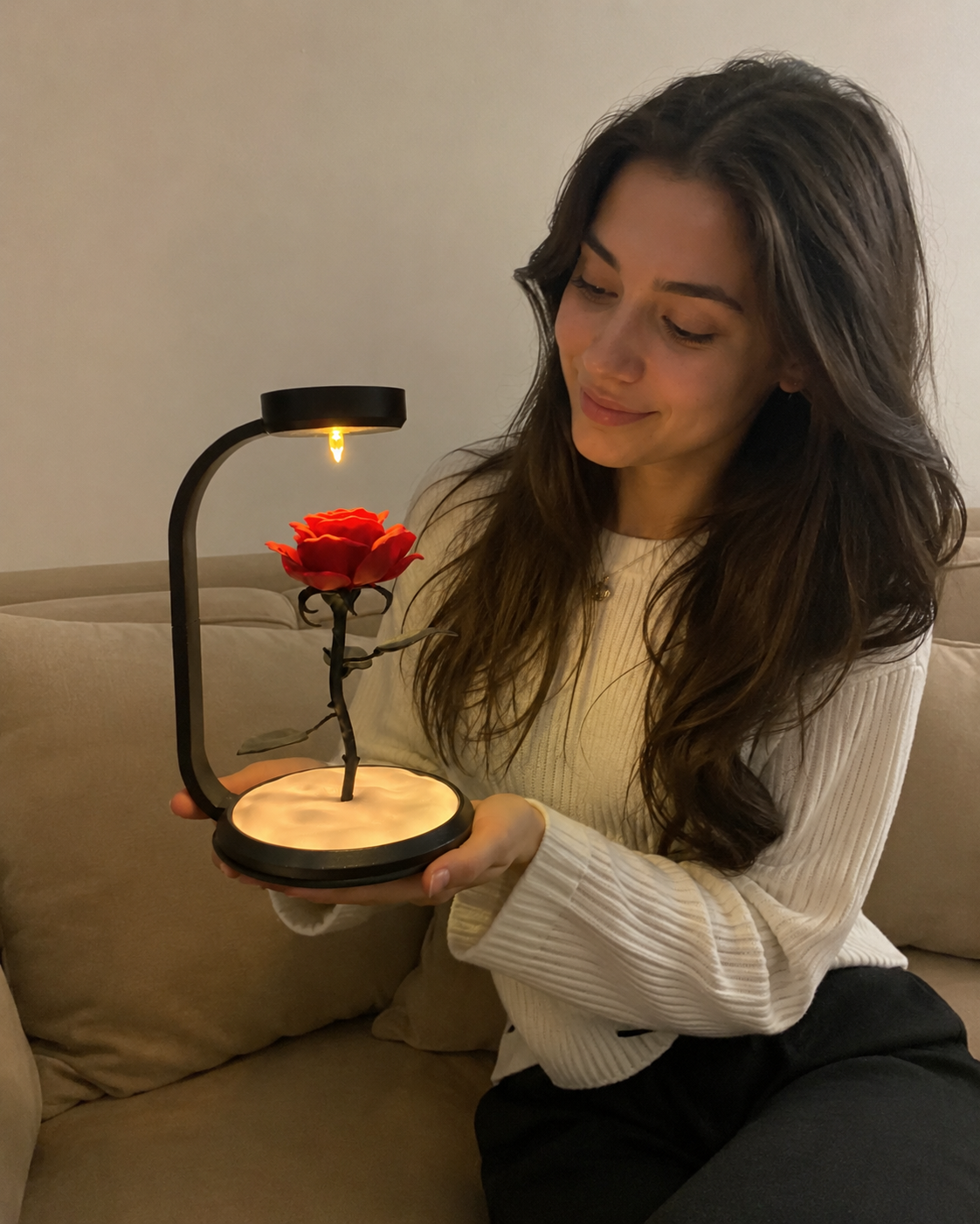 Lunasav® Solmayan Gül Lamba