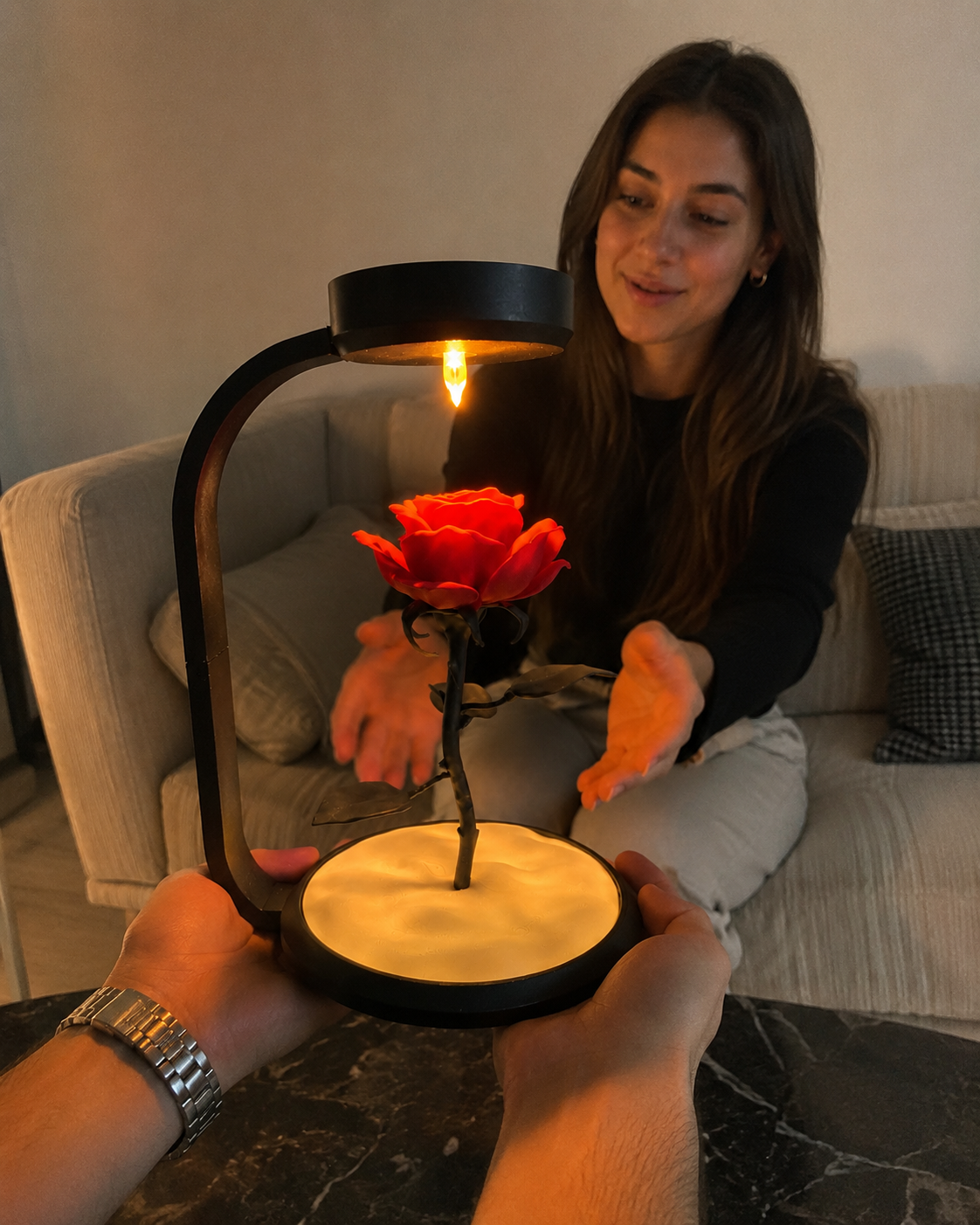 Lunasav® Solmayan Gül Lamba