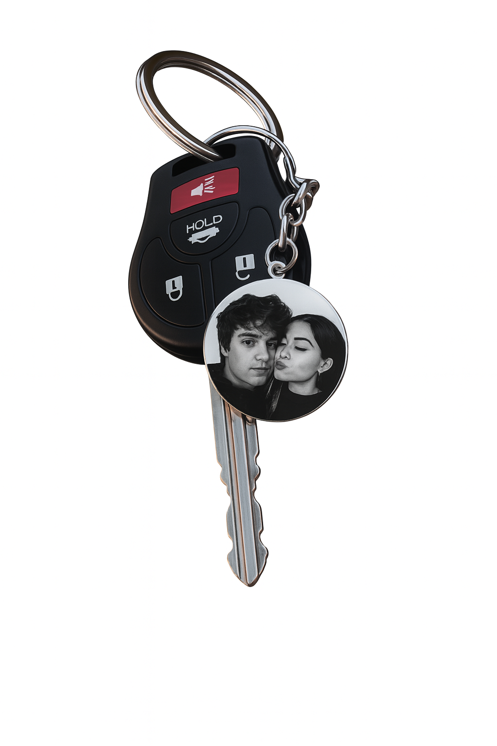 Kişiye Özel Fotoğraflı Spotify Anahtarlık