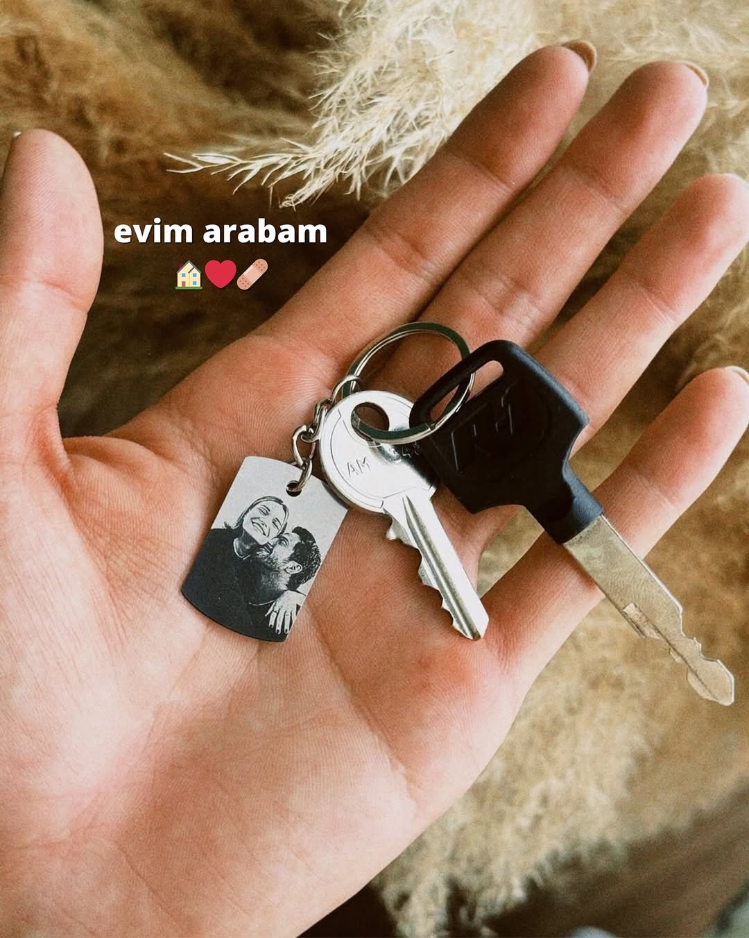 Kişiye Özel Dikdörtgen Fotoğraflı Anahtarlık