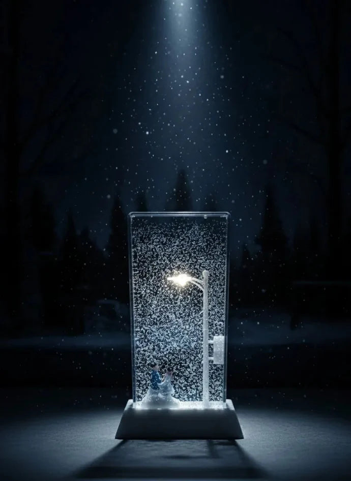 Sokak Lambalı Kar Küresi