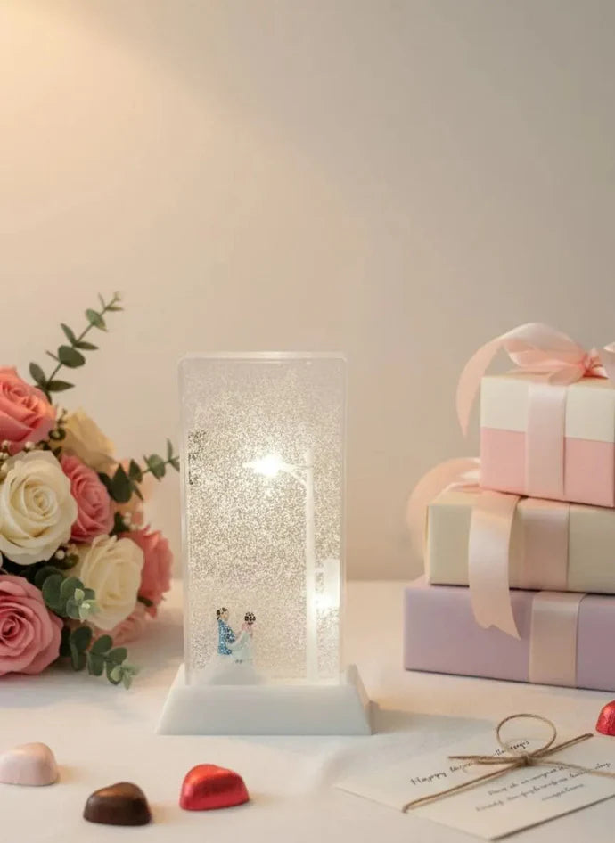 Sokak Lambalı Kar Küresi