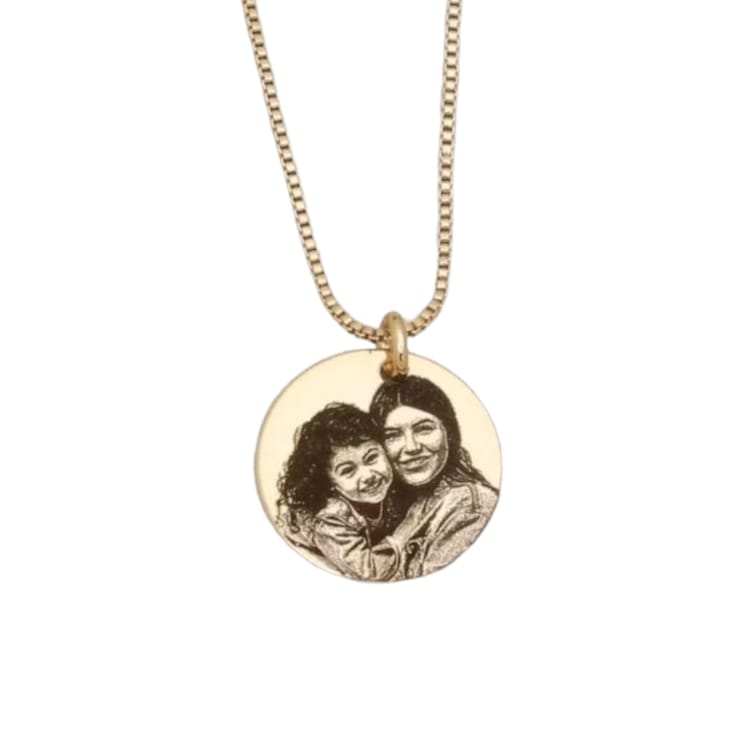 Kişiye Özel Fotoğraflı Spotify Kolye