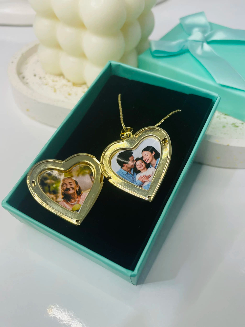 Kapaklı Kalpli Hiç Çıkarma Kolyesi