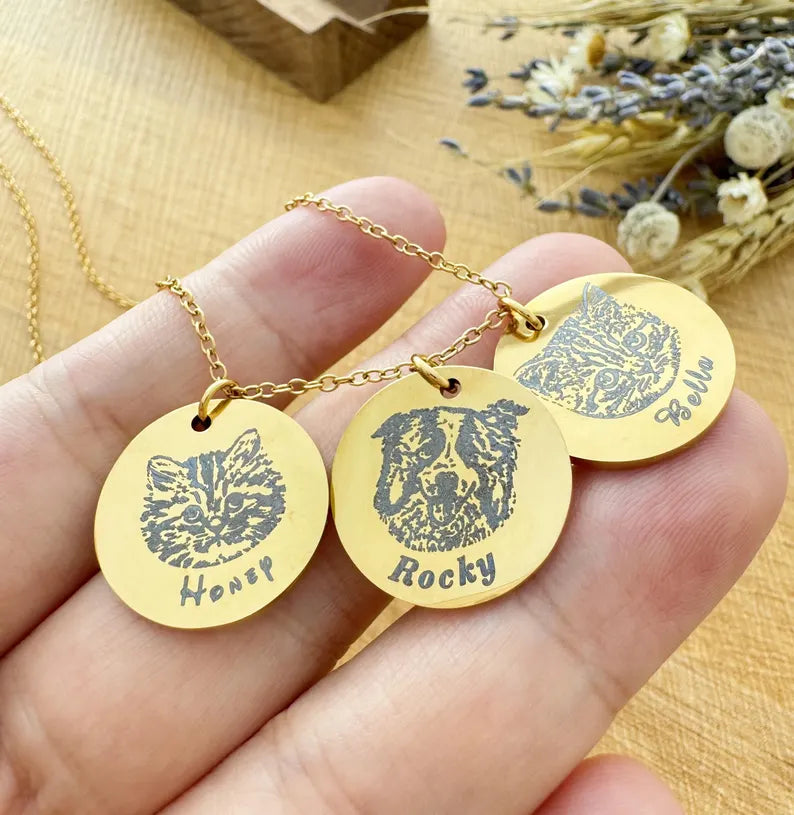 Kişiye Özel Fotoğraflı Spotify Kolye