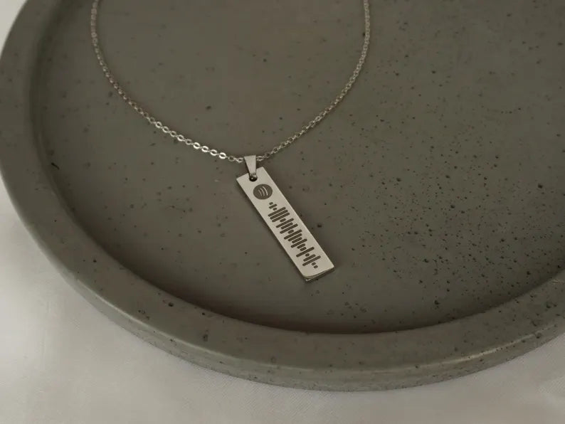 Kişiye Özel Mirada Spotify Kolye