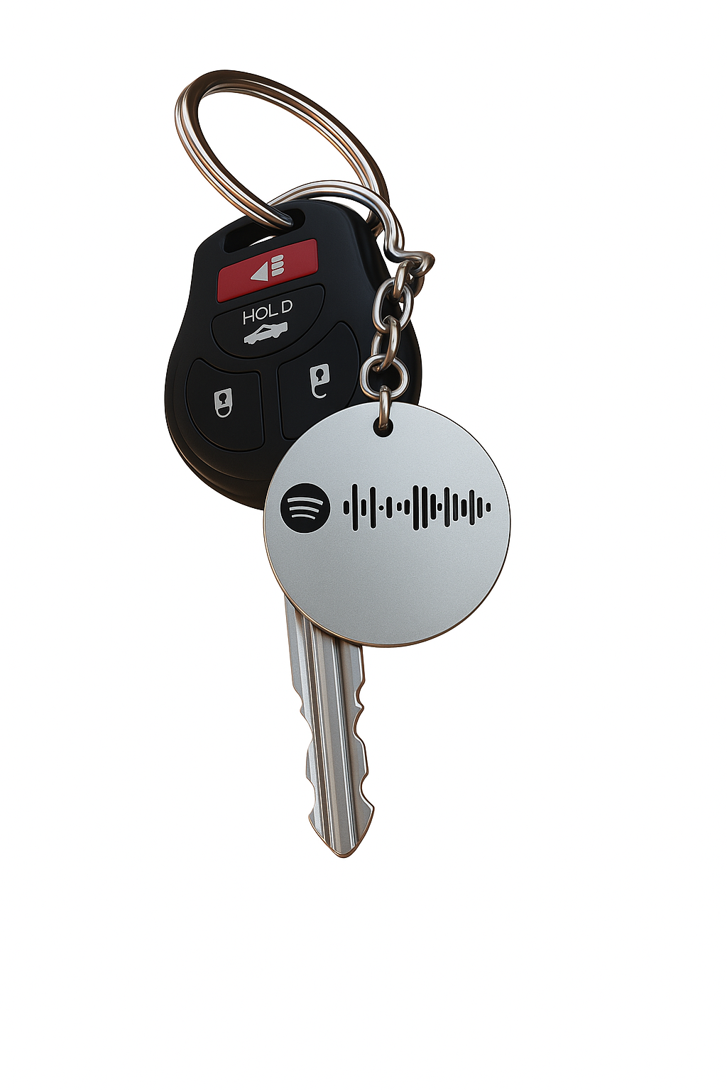 Kişiye Özel Fotoğraflı Spotify Anahtarlık